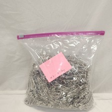 Safety Pins, Gross 1000 Pins, 2" Size 3 Closed Safety Pins