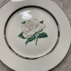 4 Embassy Vitrified White Rose - Dessert plate - 6 1/4” Diameter — photo 4