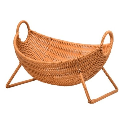 Decorative Snacks Holder Basket Tabletop Tray for Coffee Table Pantries and