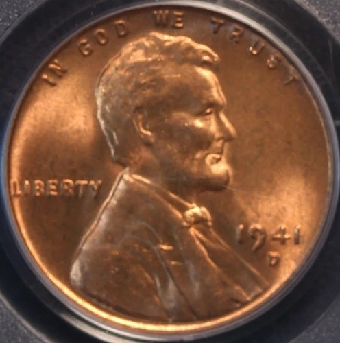 1941 D Lincoln Cent, PCGS MS65RD, Brilliant Gem BU, Must Have Coin!