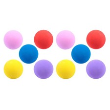 10Pcs Durable Golf Practice Balls for Indoor Training Eva Synthetic Rubber
