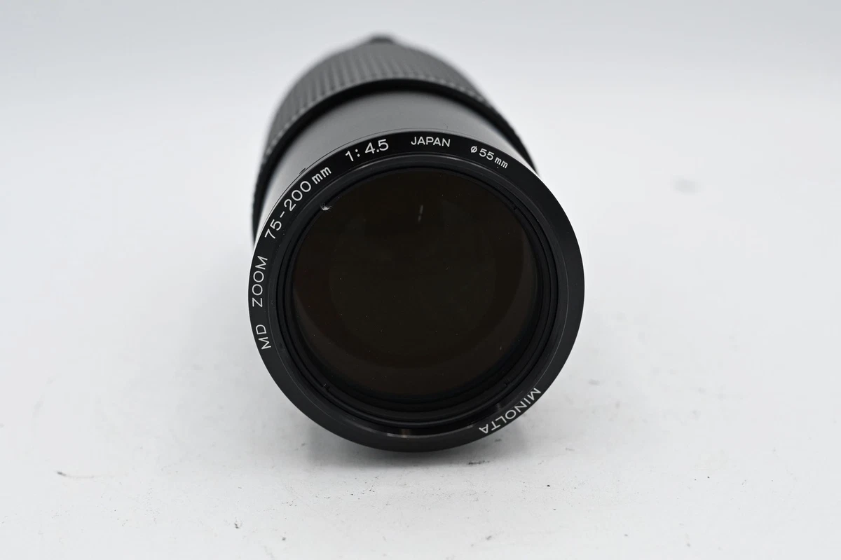 ミノルタ MD 75-200mm F/4.5 ズームレンズ Minolta f/4.5 Camera Lenses 75-200mm Focal for sale | eBay