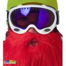 Calda Maschera Anti Freddo BEARD SKI Zeke con Barba Yeti Inverno Casco Sci