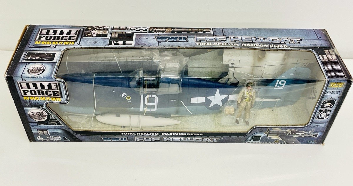 ELITEFORCE 1/18 F6F HELLCAT ヘルキャット BBI 1 18th Scale Elite Force WWII F6f Grumman Hellcat