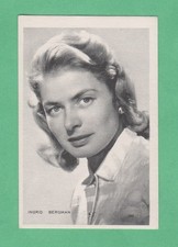 Ingrid Bergman 1950's  Luc Film Stars    Rare Nrmnt