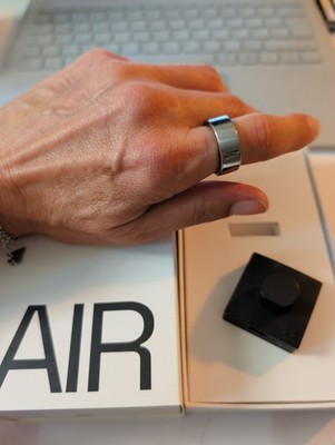ULTRAHUMAN Ring Air Schlaf- und Fitness-Tracker, Smart Ring Größe 7
