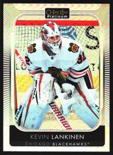 2021-22 O-Pee-Chee Platinum #49 Kevin Lankinen Rainbow
