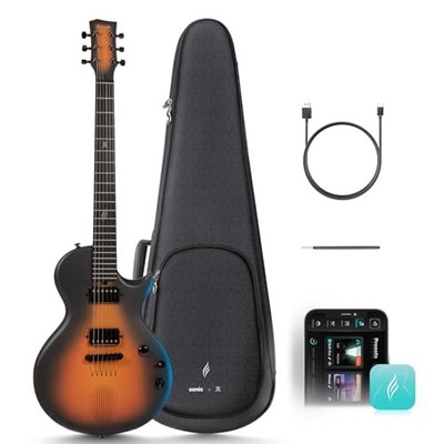Enya Jack Signature Sonic JT Smart Kohlefaser-E-Gitarre mit integriertem