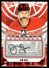 2012-13 In The Game Motown Madness Autographs Jim Nill Auto Detroit Red Wings