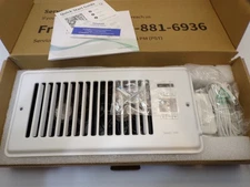 AC Infinity AC-RBF4-W Airtap T4 Quiet Register Booster Fan System - White