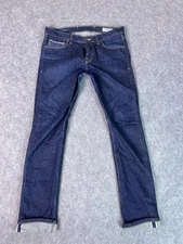 Frank & Oak Cooper Jeans Mens 32x32 Slim Straight Selvedge Denim Made in USA