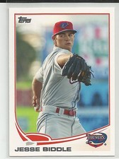 Jesse Biddle Philadelphia 2013 Topps Pro Debut Minor League Card