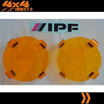IPF 900/900XS ROUND AMBER DRIVING SPOT LIGHT COVERS