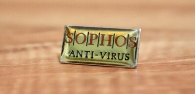 Sophos Antivirus Vintage Old Collectible Rare Promo Pin / Badge..