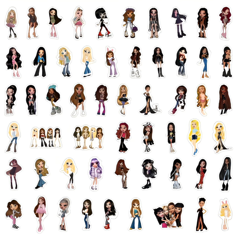 BratzInspired Self Adhesive Stickers x 10 Journal, Scrapbook