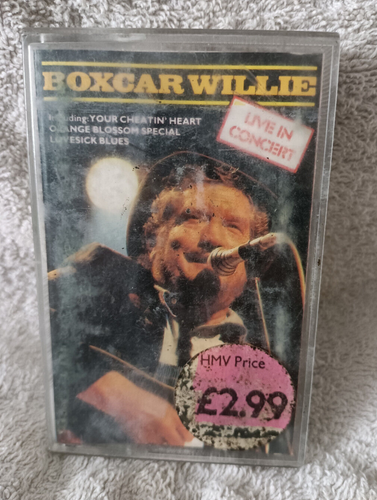 Boxcar Willie - Live In Concert - Cassette - Folk - Country