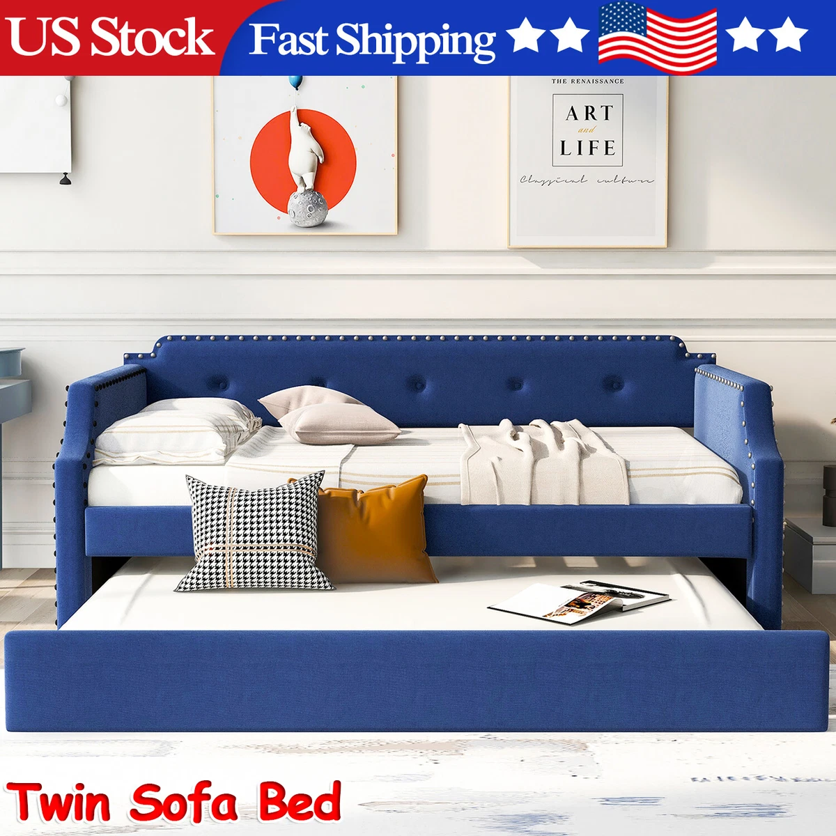 Pull Out Sofa Bed Mattress Size Baci Living Room