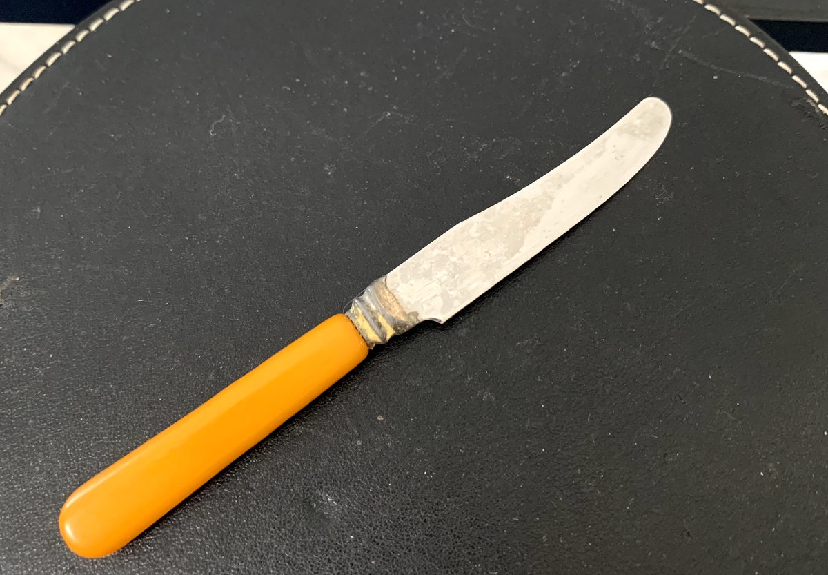 Miniature Butter Knife with Bakelite Handle 
