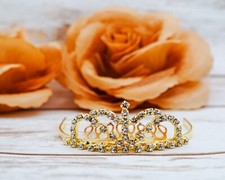 1 PC Rhinestone Mini Tiara with Comb Crystal Wedding Bridal Prom Pageant Party