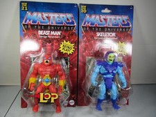 MOTU Masters Of The Universe Origins  SKELETOR & BEAST MAN  lop  100  on card