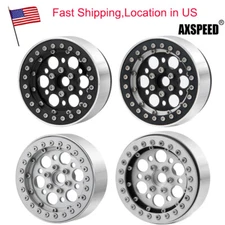4x 1.9" Metal Beadlock Wheel Rims for 1:10 RC Crawler AXIAL SCX10 TRX-4 D90 CC01