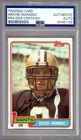 ARCHIE MANNING HAND SIGNED 1981 TOPPS FOOTBALL TRADING CARD         PSA SLABBED
