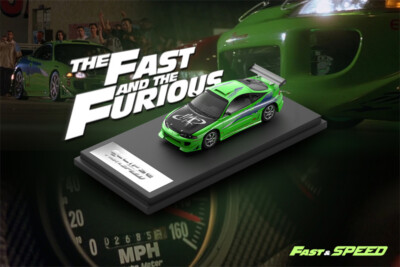 #ad Fast Speed FS 1:64 Eclipse D30 Robocar FNF Green Diecast Model Car $40.00