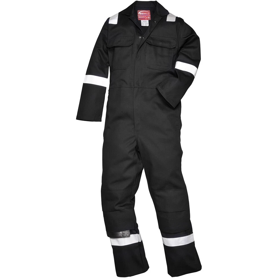 Bizweld Iona Coverall Flame Resistant Welding Boilersuit Portwest Overall - BIZ5 - Image 4 of 4