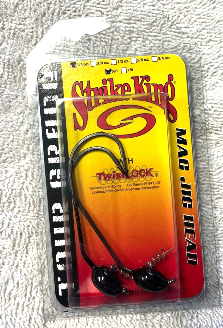 BULK Strike King Jigheads 1/4, 3/8, 1/2, 3/4 ounceTour Grade Mag Screw Lock 5/0 - Image 2