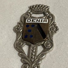 Silver Plated Souvineer Spoon Denia Spain