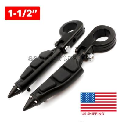 2X Motorcycle Highway Foot Pegs 1-1/2'' Engine Guard for Harley-Davidson Touring
