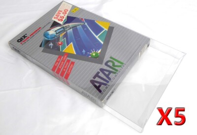 Atari 400 800 XL XE Schutzhülle [B1] -  big Atari boxes - 5 Stück - no game!