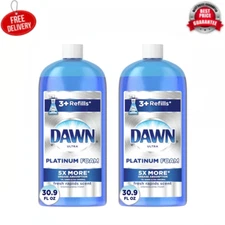 Dawn Ultra Platinum Foam Dishwashing Foam, Fresh Rapids Scent, 30.9 fl oz, 2pk