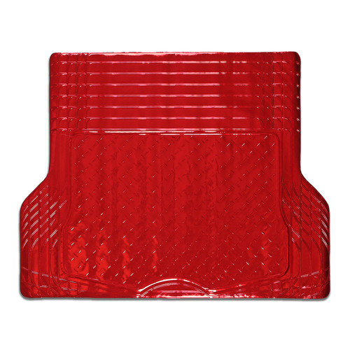<!--F#f_0-->Aluminium Look Boot Mat Red Rubber<!--F/-->