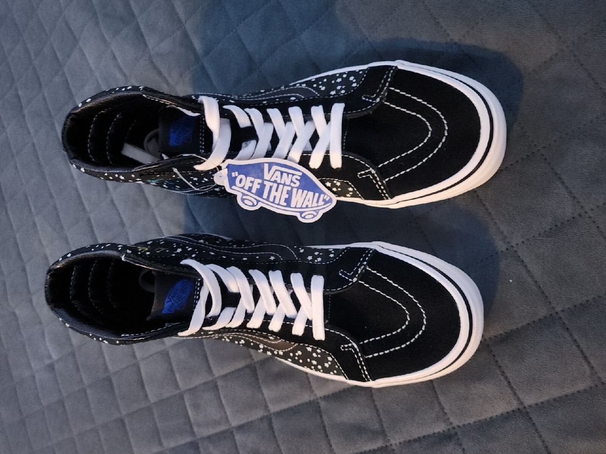 VANS ANAHEIM FACTORY SK8-HI 38 DX SHOES MENS 9 WOMENS 10.5 SKULLS