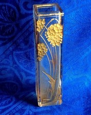 TRES JOLI VASE SOLIFLORE ART NOUVEAU DEGAGE A L ACIDE DAUM, MONTJOYE ?