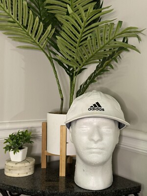 Adidas Mens Superlite II C183 Adjustable Fit White Baseball Cap One Size 