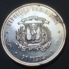 Dominican Republic 50 Peso 1997 Km 104 50th Anniv Central Bank "PROOF" 2K Minted — photo 2