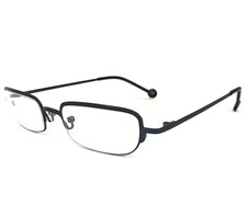 Vintage la Eyeworks Eyeglasses Frames TAB 575 Navy Blue Rectangular 48-20-130