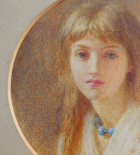 CONSTANCE PHILLOTT (British, 1842-1931) Miniature Portrait Painting SIGNED 1888 - Picture 4 of 12