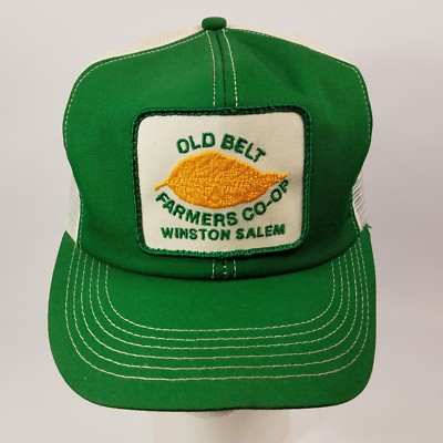 co-op tobacco Vintage 80s Old Belt Farmers Co Op Trucker Hat K Products Made In USA  Tobacco