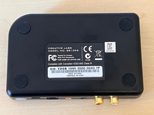 Carte son Creative Sound Blaster X-Fi Surround 5.1 Pro USB SB1095 - Testée USA - Photo 2/4