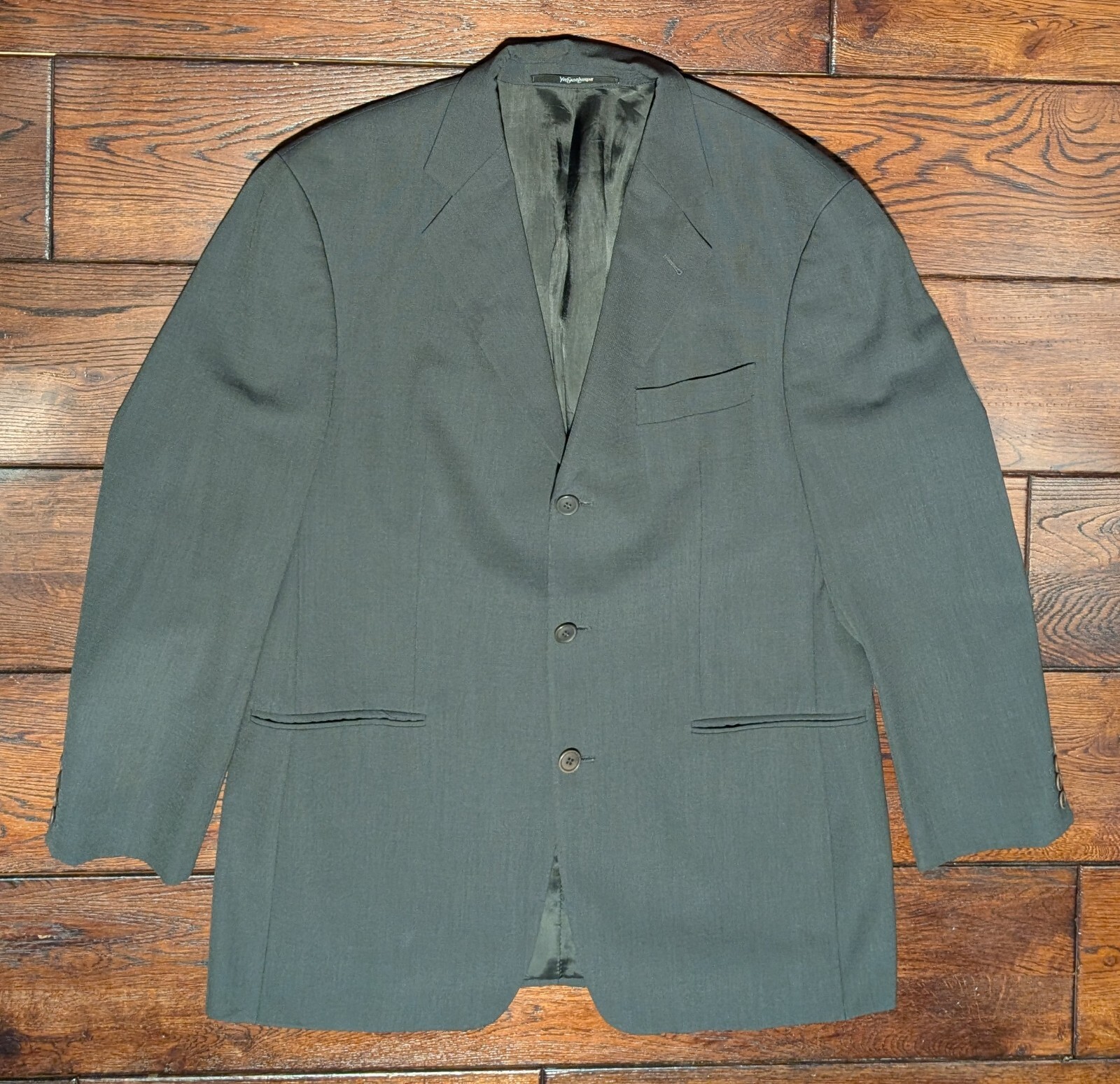 Giacca blazer Yves Saint Laurent Pour Homme cappotto sportivo misto lana taglia 52