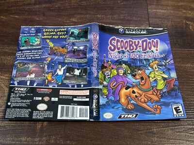 Scooby Doo Night of 100 Frights Nintendo Gamecube Case Insert Cover Art Only