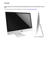 Apple iMac 27-inch 2017 5K Technician Guide Service Manual