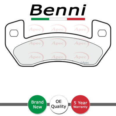 Brake Pads Set Rear Benni Fits Aixam Crossline 2012-2012 0.4 D 0.5 182043