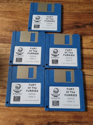 Fury Of The Furries - PAL / EUR  Amiga Diskette