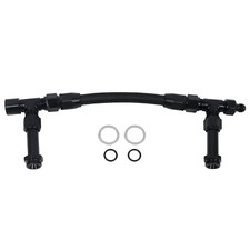 Braided An8 Dual Feed Carb Fuel Line Double Pump For 4150 Holley Carburetor 8an