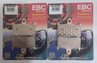 EBC Fritté Avant Plaquettes Disque de Frein Pour Honda VTR1000 Firestorm (1997 À - Photo 1/4