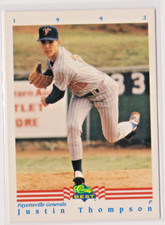 Justin Thompson Fayetteville Generals Pitcher Classic Best Card # 105 Near Mint